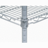 Nexel® Utility Cart w/3 Shelves & Poly Brake Casters, 1200 lb. Cap, 48"L x 24"W x 39"H