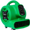 XPOWER Mini Air Mover Avec Daisy Chain & 3 Hour Timer, 3 Speed, 1/5 HP, 800 CFM