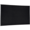 Panneau d’affichage mondial en caoutchouc recyclé ™ industriel, 48"L x 36"H, Noir