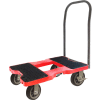 Snap-Loc™ tout-terrain Push Cart Dolly SL1500P6R - 6" roulettes - Cap 1500 lb. - Rouge