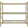 JBX System 800 Boltless Wide-Span Shelving - 96"Wx24"Dx96"H - Galvanized Wire Decking - Starter Unit