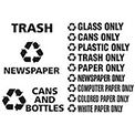 Recyclage des signes & étiquettes