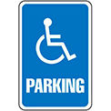 Parking et panneaux de signalisation
