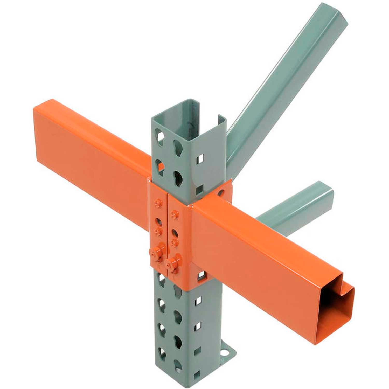 Interlake Mecalux Pallet Rack Tear Drop Upright Frame 42"D x 192"H