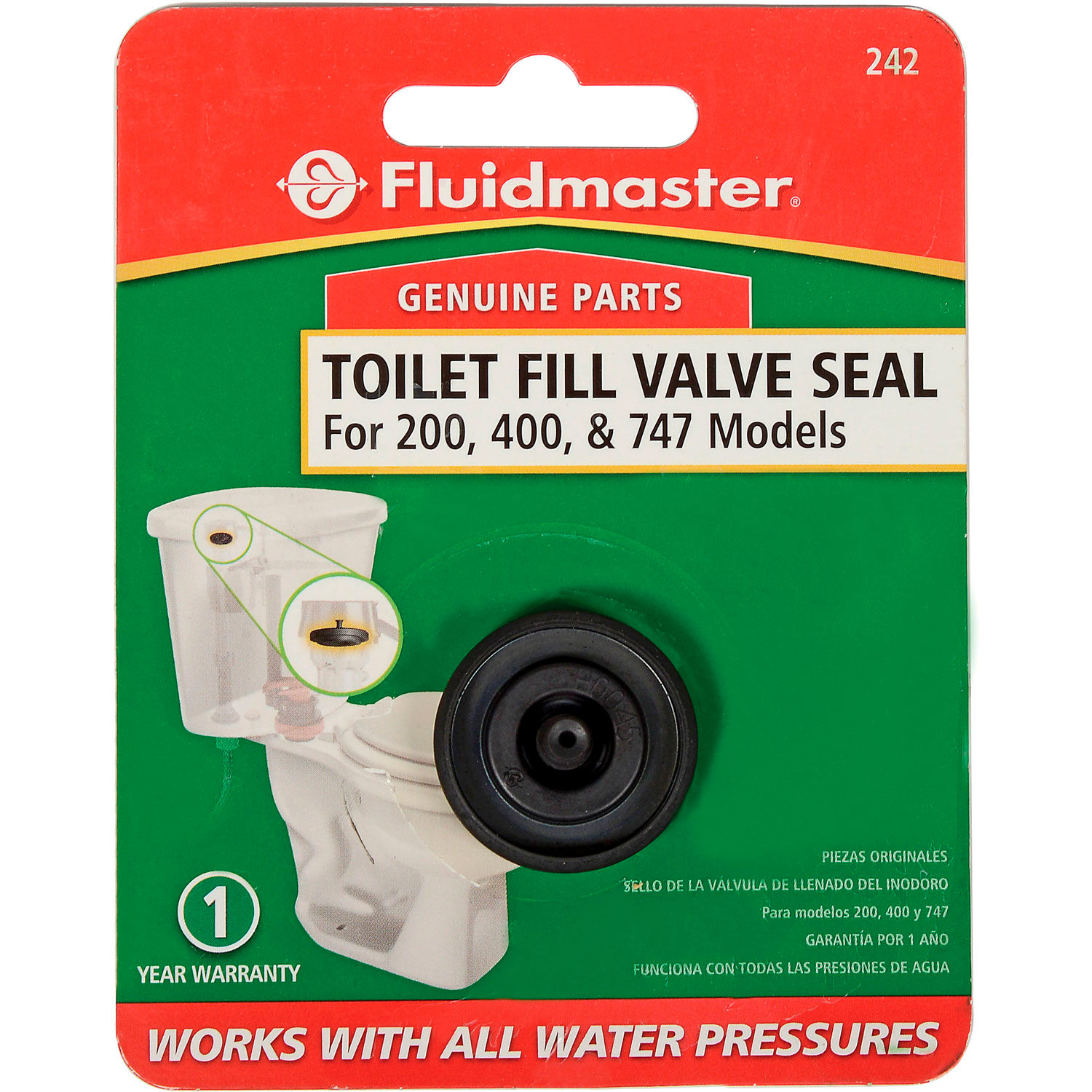 Fluidmaster 242 Toilet Replacement Seal For 400a Fill Valve