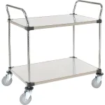 Chariots utilitaires Nexel® en acier inoxydable Nexel®