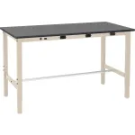 Global Industrial™ Adjustable Height Heavy Duty Lab Workbenches with Power