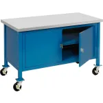 Établi de travail ESD sur armoire mobile Global Industrial™