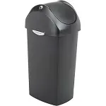 Poubelles en plastique à couvercle basculant