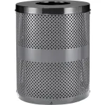 Poubelles en acier perforé à revêtement thermoplastique