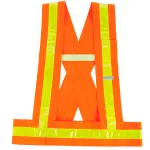 Gilets de sécurité à fixation rapide haute visibilité