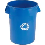 Poubelles en plastique destinées au recyclage des déchets ménagers	