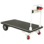 Chariots à plate-forme motorisés en acier, alimentés par batterie