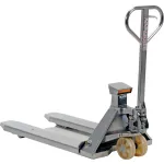 Manual Stainless Steel Pallet Jack Scale Trucks