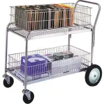 Chariots pour le courrier et les dossiers de bureau