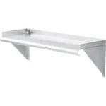 Stainless Steel Fixed Wall Mount Shelving