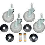 Roulettes pour rayonnages