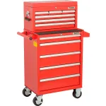 Combinaisons d'armoires à outils sur roulettes et de coffres à outils superposés