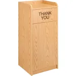 Wooden Tray Top Food Service Cans