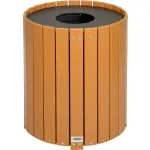 Poubelles à lattes en plastique recyclé