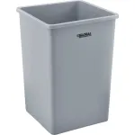Poubelles utilitaires carrées en plastique