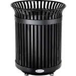 Poubelles en acier à lattes ultra-résistantes
