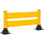Garde-corps Global Industrial™ avec bornes rebondissantes
