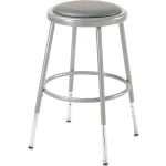Steel Shop Stools with Vinyl Seats