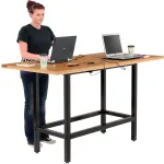 Standing Height Breakroom & Bar Tables with Power