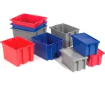 Bacs empilables et emboîtables