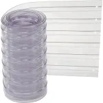 Bandes transparentes prédécoupées et rouleaux détachables