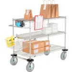 Chariots de collecte des déchets en fil époxy Nexel®