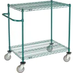 Nexel® Poly-Green® Wire Shelf Carts