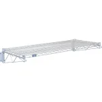 Nexelate® Silver Epoxy Fixed Wall Mount Shelving