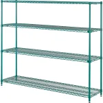 Étagères à fils métalliques Nexel®  Poly-Green®