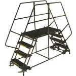 Plates-formes de travail à double accès en acier pour usage intensif