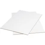 Feuilles ondulées - Blanches