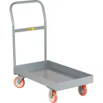 Chariots à plate-forme en acier à rebords