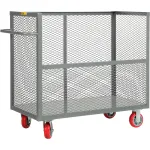 Chariot à caisse en acier facile d'accès