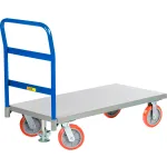 Chariots à plate-forme en acier à grande capacité