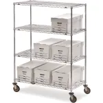 Fil de zinc Metro Super Erecta Brite chariots à étagères