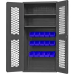 Armoires de rangement ventilées pour portes de Durham Mfg.