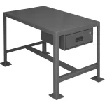 Tables de machine à usage intensif avec tiroirs