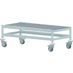Mobile Aluminum Dunnage Rack with Polymer Inserts