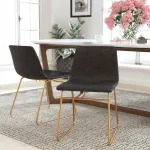 Chaises de salle à manger à dossier plein