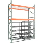 Pipp® High Density Lateral Storage Systems with Boltless Shelving