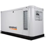 Groupes électrogènes de secours Generac® monophasés, à refroidissement par liquide et à double alimentation