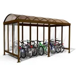 Abris à vélos - Toit en croupe