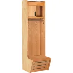 Casiers de sport Hallowell® Recruiter-2 en bois à façade ouverte