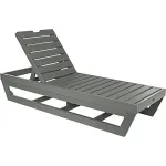 Chaises longues en plastique